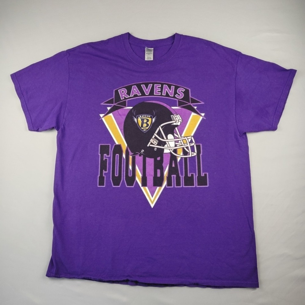 Baltimore Ravens NFL Purple Shirt Size XL Football Unisex Adult Short Sleeve